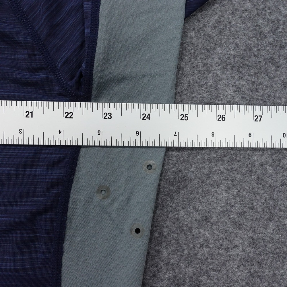 Coolibar Sun Protection Shirt Mens XL UPF 50+ Long Sleeve Navy Blue - Picture 5 of 10